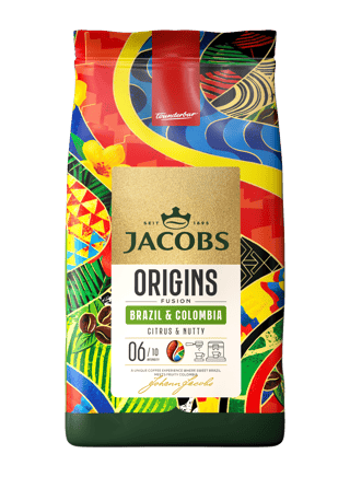 10021126 Jacobs Origins  Brazil  Colombia 1 kg Bag Standing V5 PRD v01 00